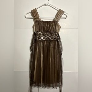 Christmas Dress My Michelle Sequin Embroidered Dress